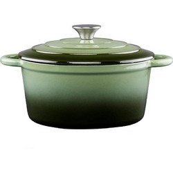 Alpina Μαντεμένια Κατσαρόλα Εμαγιέ 24cm 3.8lt Green
