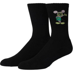 Huf x Disney Mickey Mouse Ανδρικές Κάλτσες Ψηλές με Σχέδια Μαύρες SK00963