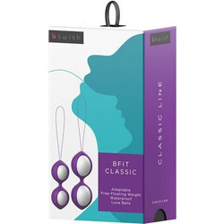 bswish Bfit Classic Flex Σετ Κολπικές Μπάλες Μωβ 2τμχ