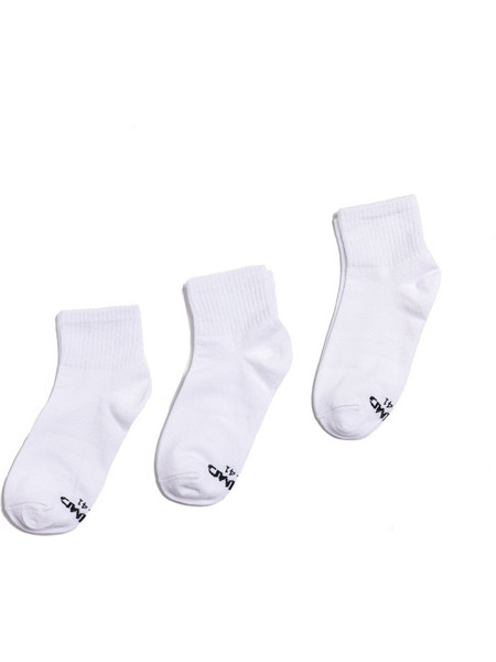 Venimo Ανδρικές Κάλτσες Κοντές Λευκές 3Pack 324USK-503-091