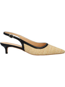 Andres Machado Γόβες Slingback με Τακούνι Στιλέτο Μπεζ 6063-0113