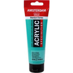 Royal Talens Amsterdam 836 Metallic Green Ακρυλικό Χρώμα Ζωγραφικής 120ml