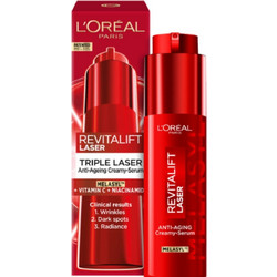 L'Oreal Paris Revitalift Triple Laser Αντιγηραντικό Ενυδατικό Serum Προσώπου για Πανάδες 50ml