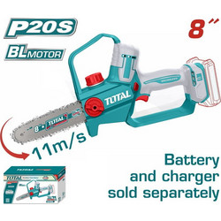 Total TGSLI2088 Κλαδευτικό Αλυσοπρίονο Μπαταρίας 20V 1.66kg με Λάμα 20cm