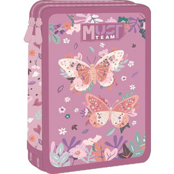 Must Butterfly Κασετίνα Γεμάτη με 2 Θήκες Λιλά 587246