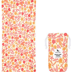 Dock & Bay Tangerine Tide Πετσέτα Θαλάσσης Microfiber Πορτοκαλί 90x200cm