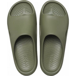 Crocs Mellow Ανδρικές Παντόφλες Καλοκαιρινές Ανατομικές Κολυμβητηρίου Χακί 208392-309