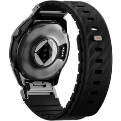 Uniq Fluo Λουράκι Σιλικόνης Black (Universal 22mm)
