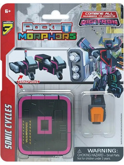 Just Toys Pocket Morphers Series 3 Sonic Cycles No0 Φιγούρα Δράσης για 6+ Ετών