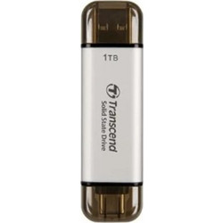 Transcend ESD310 1TB USB Stick 3.2 Gen 2 με USB-A & USB-C Ασημί