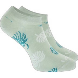Walk Monstera Bamboo Ανδρικές Κάλτσες Κοντές με Σχέδια Πράσινο Mint W332-20