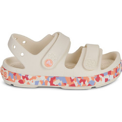 Crocs Confetti Παιδικά Παπούτσια Θαλάσσης για Κορίτσι Ανατομικά Μπεζ 212528-2MK