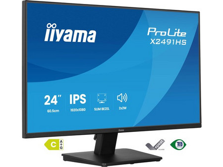 iiyama X2491HS-B1 IPS Monitor 23.8" 1920x1080 FHD 120Hz 1ms