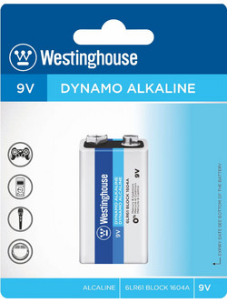 Westinghouse Dynamo Alkaline 9V 1τμχ
