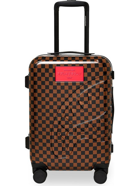 Sprayground Red Redemption CL305 Βαλίτσα Καμπίνας 54.6x36x22cm με 4 Ρόδες Καφέ