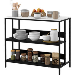 HOMCOM 8056644195130 Ραφιέρα Μεταλλική 3 Θέσεων 100x50x90cm