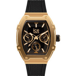 Ice Watch Γυναικείο Ρολόι Χρονογράφος με Μαύρο Καουτσούκ Λουράκι IC022866