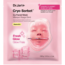 Dr.Jart+ Cryo Sorbet Κρεμώδης Μάσκα Προσώπου για Ενυδάτωση & Λάμψη 4x0.96gr