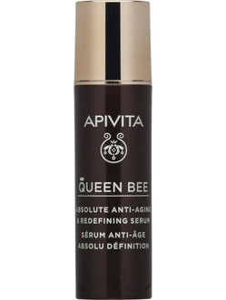 Apivita Queen Bee Απόλυτης Αναγέννησης Αντιγηραντικό Serum Προσώπου για Ανάπλαση με Βασιλικό Πολτό & Μέλι 10ml