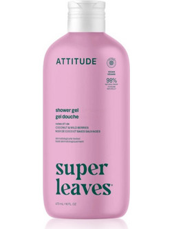 Attitude Super Leaves Coconut & Wild Berries Αφρόλουτρο σε Gel 473ml