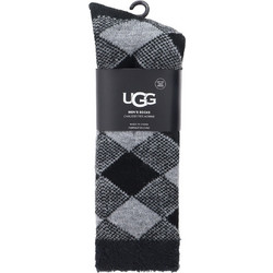 UGG Grady Fleece Ανδρικές Κάλτσες Ψηλές Ανθρακί 1133033-GRB