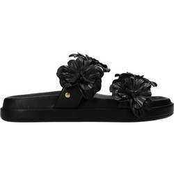 Mexx Δερμάτινα Γυναικεία Σανδάλια Μαύρα MI001604561W-1000