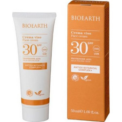 Bioearth Sun Αντηλιακή Κρέμα Προσώπου SPF30+ 50ml