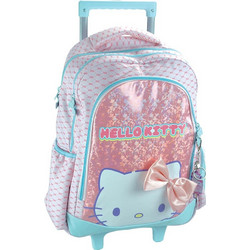 Gim Hello Kitty Cupcake Σχολική Τσάντα Τρόλεϊ Δημοτικού Πολύχρωμη 335-77074