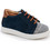 Gorgino Βαπτιστικά Sneakers για Αγόρι Δερμάτινα Ανατομικά Navy Μπλε 3153-3