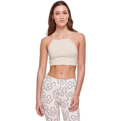 Urban Classics Γυναικείο Καλοκαιρινό Crop Top Βαμβακερό Μπεζ TB2600-03680