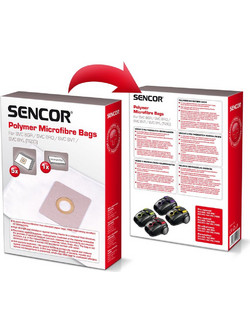 Sencor Σακούλες Σκούπας 5τμχ Συμβατές με Σκούπα Sencor