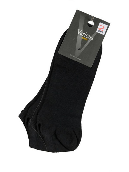 Dream Socks Ανδρικές Κάλτσες Κοντές Μαύρες 2Pack 90