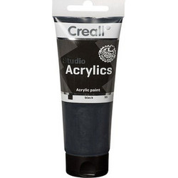 Creall 99 Black Ακρυλικό Χρώμα Ζωγραφικής 120ml