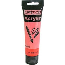 Metron Art 324 Vermillion Ακρυλικό Χρώμα Ζωγραφικής 100ml