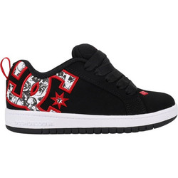 DC Παιδικά Sneakers Μαύρα Κόκκινα ADBS100207-005