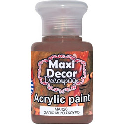 Maxi Decor 026 Dark Pink Ακρυλικό Χρώμα Ζωγραφικής 60ml