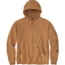 Carhartt Ανδρικό Φούτερ με Κουκούλα & Τσέπες Καφέ 106253-BRNSREG