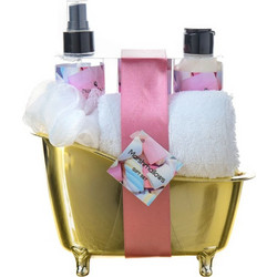 Primo Bagno Caramela Marshmallows Body Mist 150ml + Body Lotion 150ml + Body Salts 100gr + Sponge
