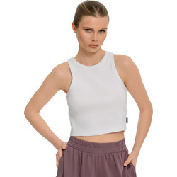 BodyTalk Γυναικείο Αθλητικό Crop Top Λευκό 1261-903220-00200