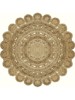 Conceptum Aln600139Kr17 Χαλί Στρογγυλό 100cm Cream