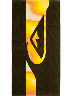 Quicksilver Freshness Πετσέτα Θαλάσσης Μαύρη Κίτρινη 80x160cm AQYAA03354-CRE6