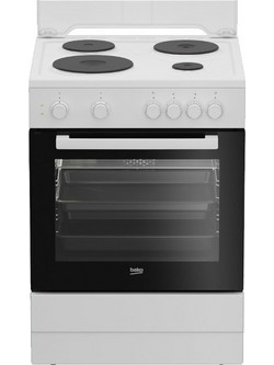 Beko FBM66001GWS Κουζίνα Ηλεκτρική 72lt με Εμαγιέ Εστίες 60cm