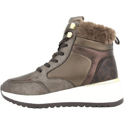 MariaMare Γυναικεία Sneakers Flatforms Μποτάκια Σοκολατί 63635-C58694