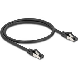 DeLOCK S/FTP Cat.8.1 Καλώδιο Δικτύου Ethernet 0.5m Black 80570