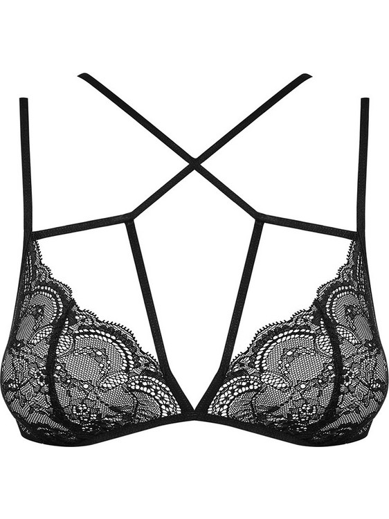 Obsessive Frivolla Bralette χωρίς Μπανέλα Μαύρο 5901688220474