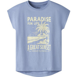 Name It Παιδικό T-Shirt Αμάνικο Γαλάζιο 13228179
