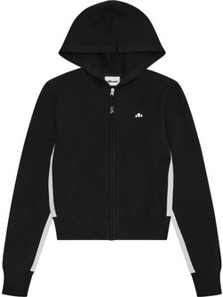 Ellesse Laneisa Γυναικεία Ζακέτα Φούτερ Μακριά με Κουκούλα και Φερμουάρ Μαύρη SGB23013-011