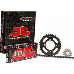 JT Σετ Αλυσίδα & Γρανάζια Κίνησης 36T 15T 428 HDR 100 Links για Yamaha Crypton 110