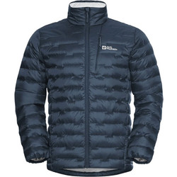 Jack Wolfskin Ανδρικό Μπουφάν Χειμωνιάτικο Puffer Πετρόλ A61831-C0412