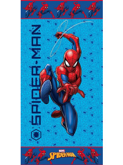 Dimcol Spider-Man 208 Παιδική Πετσέτα Θαλάσσης Μπλε 70x140cm